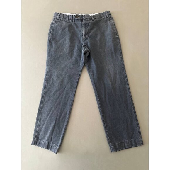 Sid Mashburn Other - Sid Mashburn Pants Men 35x28 Blue Khaki Brush Heavy Canvas Trousers Garment Dyed